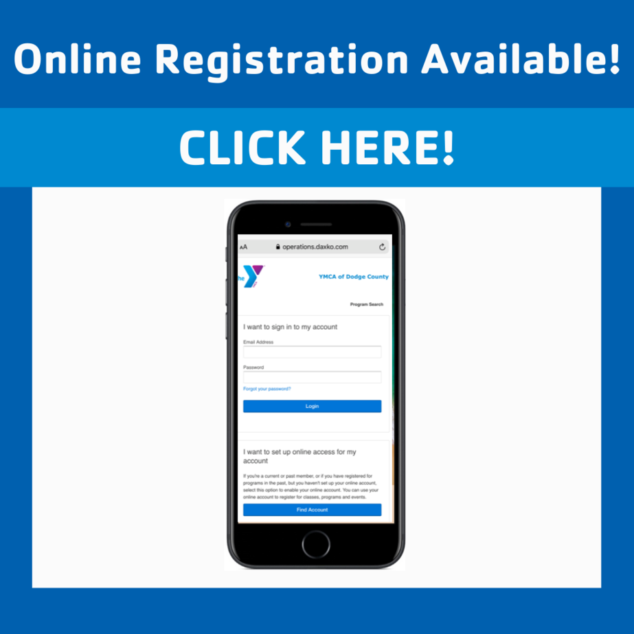 New Online Registration - Click here!